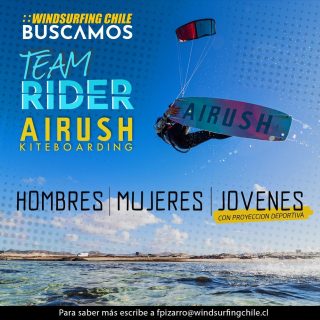 Quieres ser parte de nuestro equipo ? Buscamos 🔍 nuevos team rider para nuestra marca de kite @airushkiteboarding De distintas categorías. Escríbenos para más información 😉